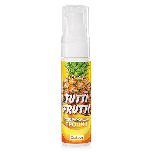 Гель-смазка со вкусом тропических фруктов Биоритм Tutti-frutti LB-30004 (30 гр)