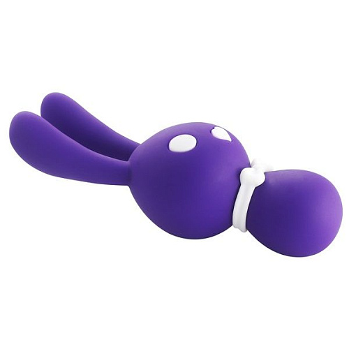 Фиолетовый вибростимулятор-зайчик Howells Dorcel 174011pur (16 см)