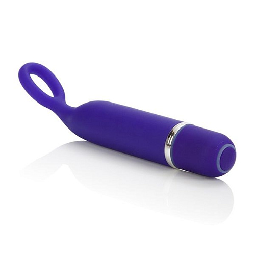 Фиолетовый мини-вибромассажёр California Exotic Novelties LIA MINI MASSAGER PLEASURE O SE-4559-42-3 (11,5 см)