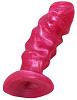 Розовая анальная пробка анатомической формы Eroticon 30156 (13 см)
