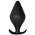 Чёрная анальная пробка Dream Toys PLUG WITH T-HANDLE 21450 (14,6 см)