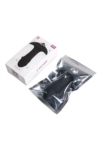 Чёрная анальная втулка с вибрацией S-HANDE Stararrow SHD-012 (10 см)