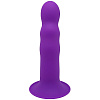 Фиолетовый фаллоимитатор двойной плотности Adrien Lastic Hitsens 3 24023 (17,7 см)