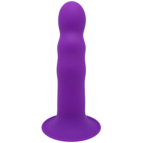 Фиолетовый фаллоимитатор двойной плотности Adrien Lastic Hitsens 3 24023 (17,7 см)