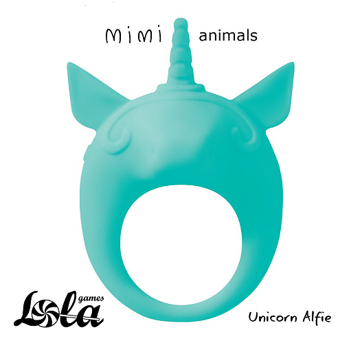 Зелёное эрекционное кольцо Lola toys Unicorn Alfie 7000-06lola