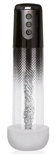 Автоматическая, прозрачная вакуумная помпа Bior toys Sex Expert SEM-55157