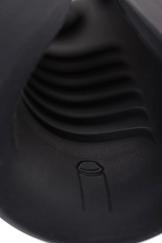 Чёрно-белый перезаряжаемый мастурбатор Erotist Hailstorm 543004