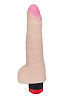 Реалистичный виброфаллос телесного цвета из неоскин LOVETOY (А-Полимер) 808300 (18 см)
