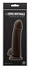 Коричневый гладкий фаллоимитатор на присоске с мошонкой NS Novelties Smooth 4 Inch Dildo NSN-0928-03 (14,6 см)