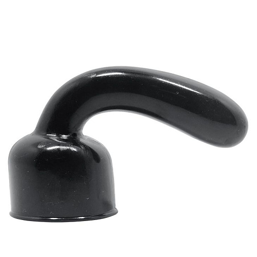 Чёрная насадка на массажёр для массажа G-точки Baile BI-014350