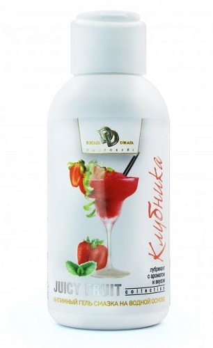 Интимный гель-смазка с ароматом клубники БиоМед JUICY FRUIT BMN-0086 (100 мл)
