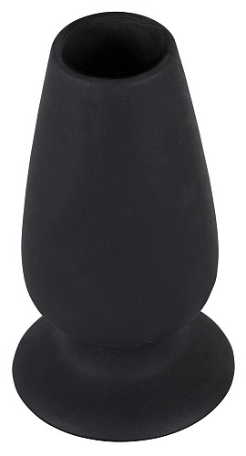 Чёрная анальная пробка с тоннелем Orion Lust Tunnel Plug S 05311970000 (7,5 см)