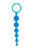 Синяя анальная цепочка Seven Creations DRAGONZ TALE ANAL SA2K79S-LBLU-B CD (20 см)