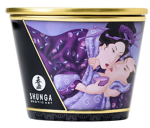 Массажная свеча с ароматом экзотических фруктов Shunga Exotic Fruits 4502