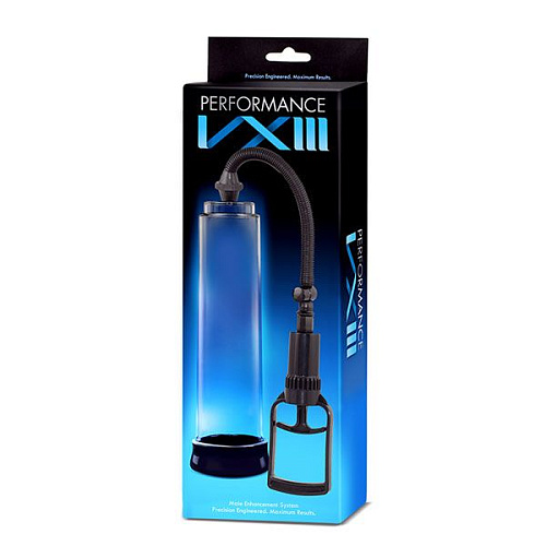 Прозрачная вакуумная помпа Blush Novelties PERFORMANCE VX3 BL-03091