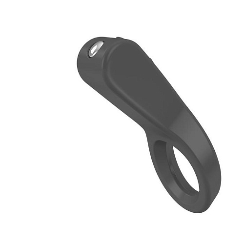 Серое эрекционное кольцо с клиторальным лепестком OVO B4 GREY