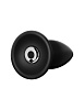 Чёрная малая анальная вибропробка Pipedream Small Rechargeable Anal Plug PD4773-23 (10,9 см)