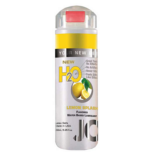 Ароматизированный лубрикант на водной основе со вкусом лимона System JO Flavored Lemon Splash JO40120 old (150 мл)