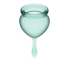 Набор менструальных чаш Satisfyer Feel good Menstrual Cup J1763 (размер S + L)