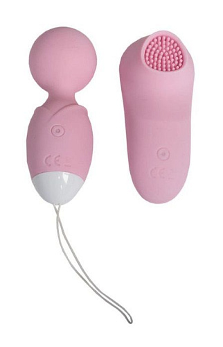 Розовый вибронабор для женщин RestArt SONG RA-347