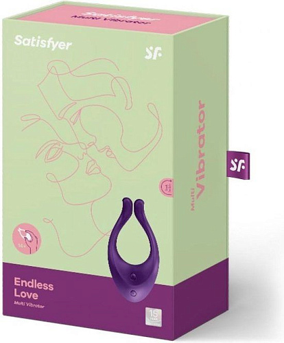 Фиолетовый многофункциональный стимулятор для пар Satisfyer Partner Multifun 1 SATPM1