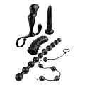 Чёрный набор для анального секса из 5 предметов Pipedream Beginners Fantasy Kit PD4670-00