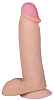Телесный фаллоимитатор на присоске LOVETOY (А-Полимер) BEST COCK 7 592303