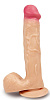 Телесный фаллоимитатор-реалистик с присоской Brazzers DWS031 (19 см)