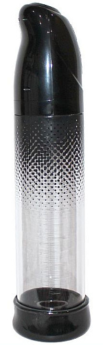 Чёрно-серая вакуумная помпа с эффектом памяти Eroticon PUMP X6 30495