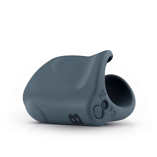 Серый универсальный мастурбатор с открытым дизайном EDC Wholesale Vibrating Handjob Stroker BON033