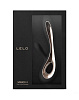 Чёрный вибромассажёр с клиторальным стимулятором Lelo Soraya 2 LEL7956 (22 см)