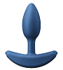 Средняя голубая анальная вибропробка NS Novelties Heavyweight Plug Medium NSN-1104-17 (12 см)