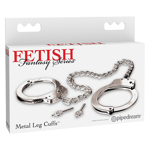 Металлические кандалы Pipedream Metal Leg Cuffs PD3807-00