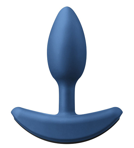 Средняя голубая анальная вибропробка NS Novelties Heavyweight Plug Medium NSN-1104-17 (12 см)