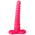 Спиралевидный гелевый плаг розового цвета LOVETOY (А-Полимер) 435300 (15 см)