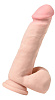 Перезаряжаемый телесный вибратор с пультом ДУ ToyFa 987001 (21 см)
