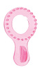Розовое эрекционное кольцо Seven Creations SYNERGY CLIT BUMPER LOVE RING PINK 21-56CPR-BCD