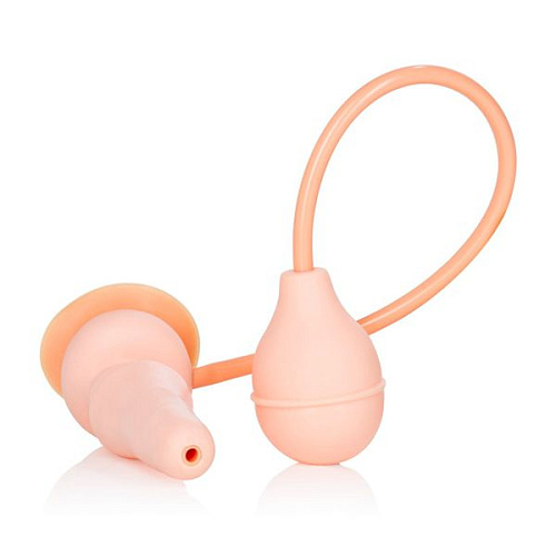 Телесный вибрирующий плаг с эякуляцией California Exotic Novelties SE-0408-01-3 (10 см)