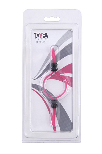 Розовое лассо с 4 утяжками ToyFa 888013-3