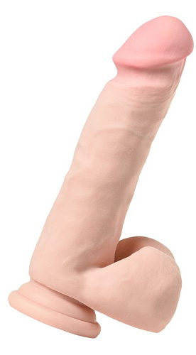 Перезаряжаемый телесный вибратор с пультом ДУ ToyFa 987001 (21 см)