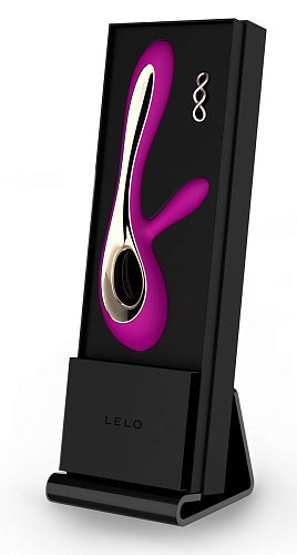 Лиловый вибратор Lelo Soraya Deep Rose LEL1587 (22 см)