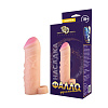 Телесный реалистичный фаллоудлинитель с петлёй для мошонки Сумерки богов 1101-08 BX DD (16 см)