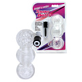 Прозрачный вибромастурбатор с внутренним рельефом Dream Toys 20321