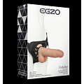 Страпон Harness телесного цвета со съёмной насадкой EGZO STR006 (16,5 см)
