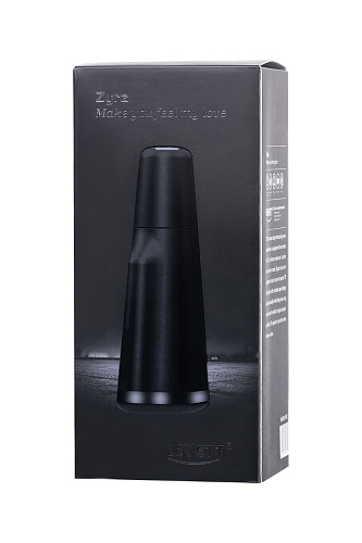 Чёрный мастурбатор с вибрацией Levett Zyra 17011