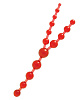 Красные шарики анальные тройные Seven Creations TRIPLE ANAL PLEASURE BEADS 2K697CRD BCD GP
