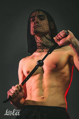 Чёрный кляп-шарик Lola toys Joyride 1165-01lola