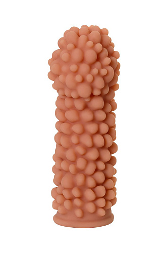 Насадка на фаллос телесного цвета с пузыриками по всей поверхности KOKOS Extreme Sleeve ES.008-S (12,7 см)