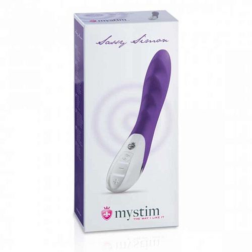 Фиолетовый вибратор MyStim Sassy Simon 46831 (27 см)