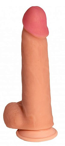 Телесный реалистичный фаллоимитатор с присоской Сумерки богов №72 3201-72 BX DD (19,5 см)